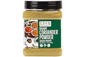 Zayd Organics Coriander Powder, Dhania Ground, USDA Organic, 14oz (400g)