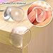 28 Pack Baby Proofing Corner Guards Furniture Corner Edge Safety Bumpers with Adhesive by Agolds (Triangle & Ball Shaped)