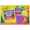CRAYOLA Washable Paints - Assorted Colours (Pack of 6) | Perfect for Any Arts & Crafts Needs - Easily Washable | Ideal…