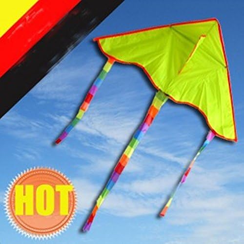 Yellow Kite Painting 5pcs/lot With Line Ripstop Nylon And Reasonable Price ,with Control Bar Weifang Factory Cheap