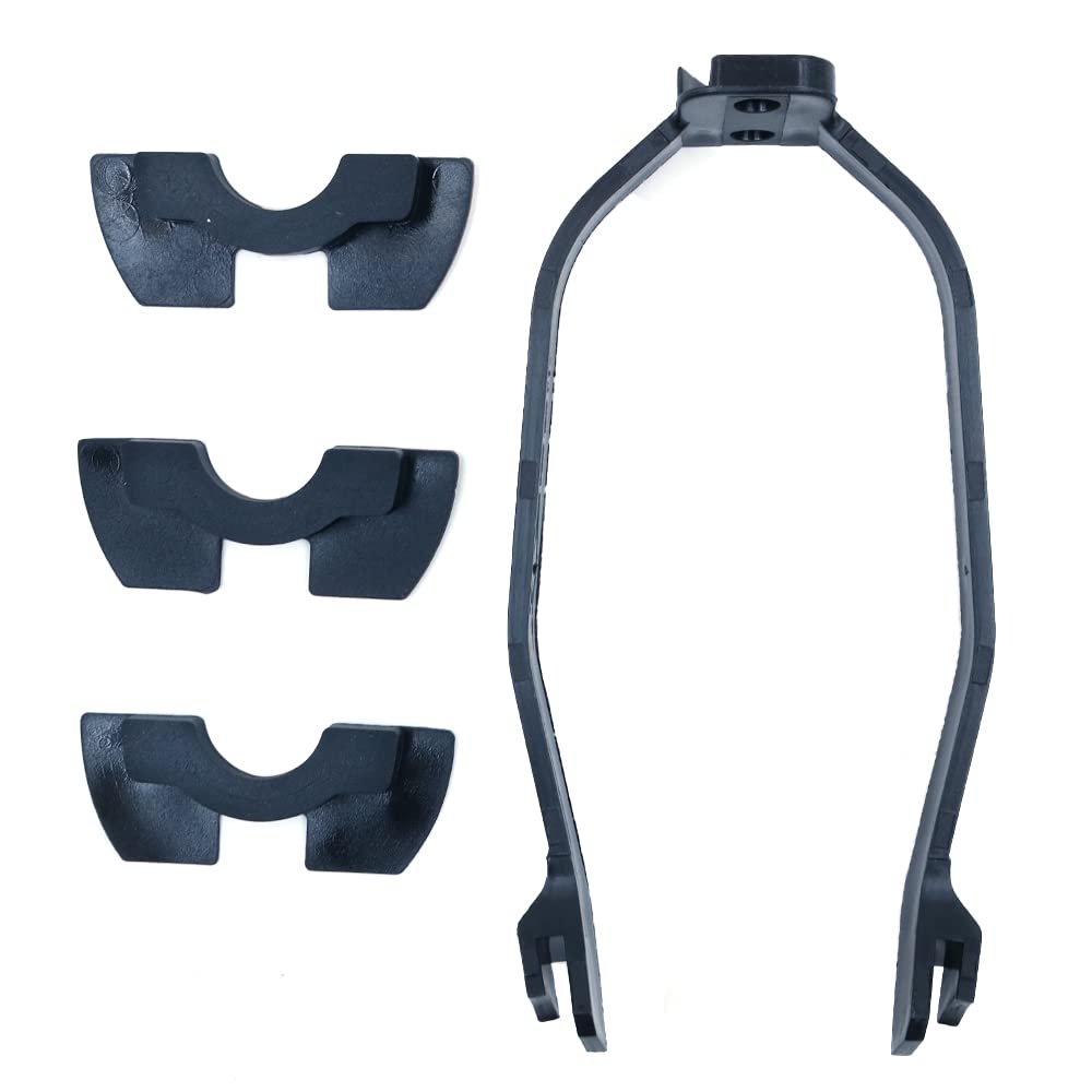 CENPEK 4 Pieces Scooter Replacement Part Accessory Includes Rear Fender Bracket Mudguard Bracket Support and 3 Pieces Rubber Vibration Dampers for X-i-a-o-mi M365/ M365 Pro Scooter(Black)