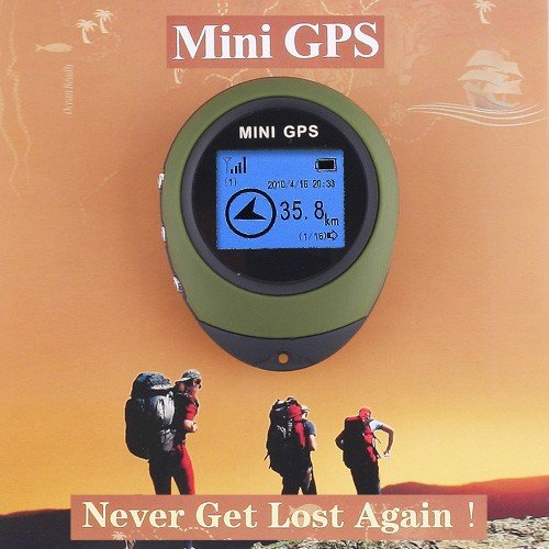 Docooler Mini Handheld GPS Navigation For Outdoor Sport Travel (Army green)