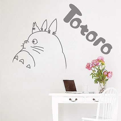 Amazon Com Vinyl Removable Wall Stickers Mural Decal Art Totoro