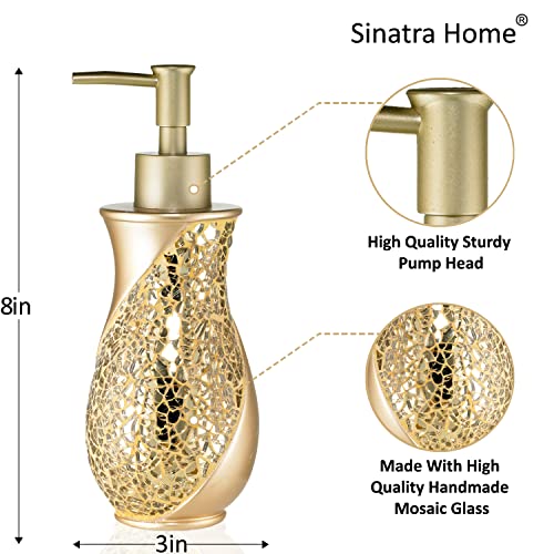 Popular Bath Sinatra Champagne Soap Dispenser/Lotion Pump Classic