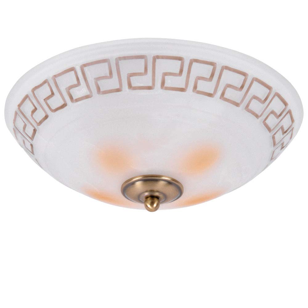 Antique Brass-Colored Wall and Ceiling lamp Murcia, 90207/31 Brilliant