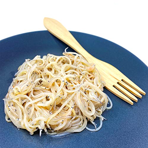 Angulas Baby Eels - 3.5 oz / 100 gr. - 100% Real Angulas Glass Eel Fresh Frozen - Thumbnail 2