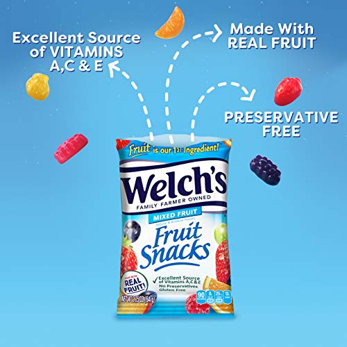 Welch's Fruit Snacks, Variety Pack With Mixed Fruit, Island Fruits