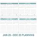 2021 Calendar - 3 Month Wall Calendar Display (Folded in a Month), 12