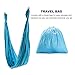 CO-Z Aerial Yoga Swing Sling Strong Yoga Hammock Kit Set Trapeze Inversion Exercises Include Ceiling Mounting Kit and 2 Extensions Straps (Blue)