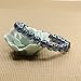 Natural Aqua Blue Aura Clear Quartz Handmade Gemstone 8mm Round Beads Elastic Bracelet 7 Inch
