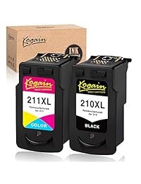 kogain REMANUFACTURADO cartuchos de tinta Canon 210