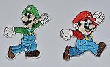 MARIO and LUIGI Characters BROTHERS 4 LYF! Combo Pack Embroidered PATCHES