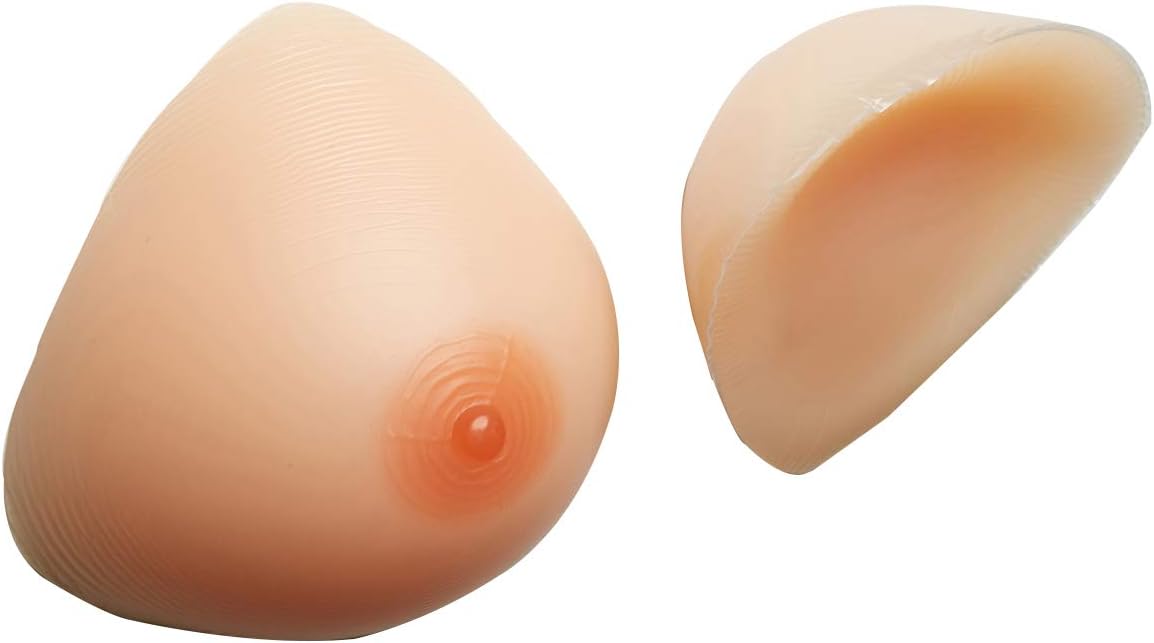 TWO Self-adhesive Silicone Breast AAA Cup (300g) - KK Cup (6kg) Forms Crossdresser Prosthetic Mastectomy and Cosplay