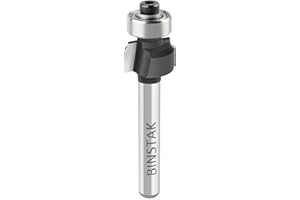 1/16" Radius Roundover Router Bit 1/4" Shank, Edge Forming Roundover Bit Bead Rounding Over Edging Bit by BINSTAK