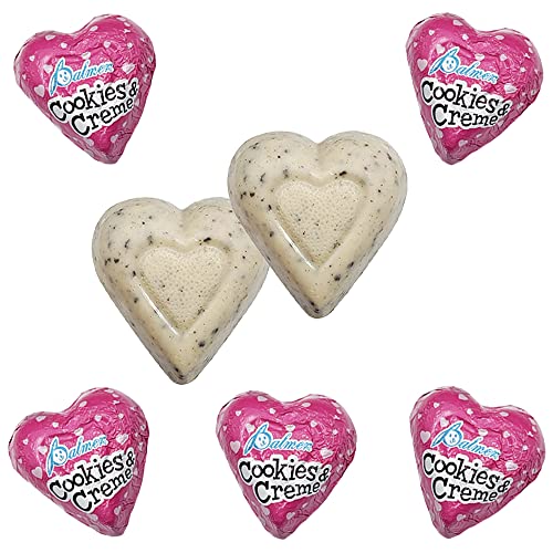 Valentine's Chocolate Milky Cookies & Cream Hearts, Holiday Treats