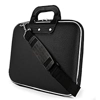 Cady Bag Collection Durable Semi Hard Shell Carrying Case with Removable Shoulder Strap for Laptops up to 15.45 inches, MacBook, HP, Lenovo, Acer, Dell