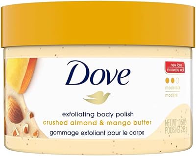 Dove Exfoliating Body Polish Scrub Almond Mango Butter 298g