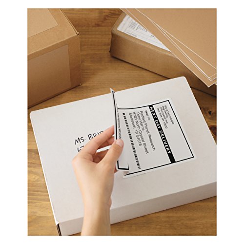 Avery Shipping Address Labels, Laser Printers, 1,000 Labels, Half Sheet Labels, Permanent Adhesive, TrueBlock (95900)