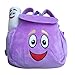 IGBBLOVE Dora Explorer Soft Plush Backpack Rescue Bag, Purple