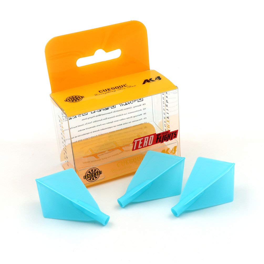 CUESOUL TERO AK4 Blue Dart Flights Diamond Shape,Set of 3 pcs(CS-AK4+5ZSYS)