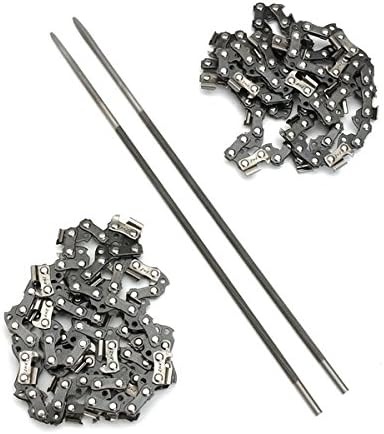 2pcs 14 Inch Chain Saw Saw Chain with 2pcs Files for Stihl MS181 husqvarna chainsaw mill ripping chain worx parts greenworks