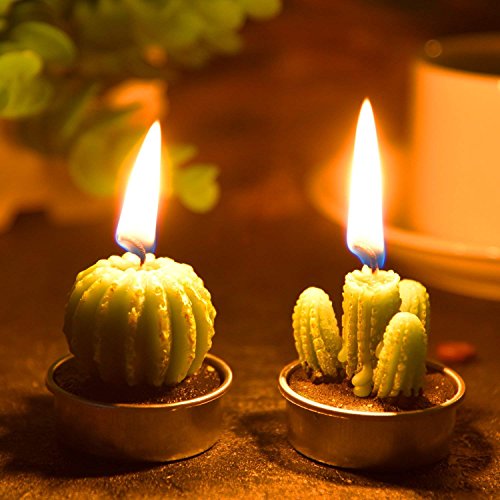 MoldFun 3-Pack Cactus Candle Molds - Cacti Silicone Mould for Fondant, Cake Decorating, Chocolate, Candy, Mini Soap, Lotion Bar, Polymer Fimo Clay - Thumbnail 6