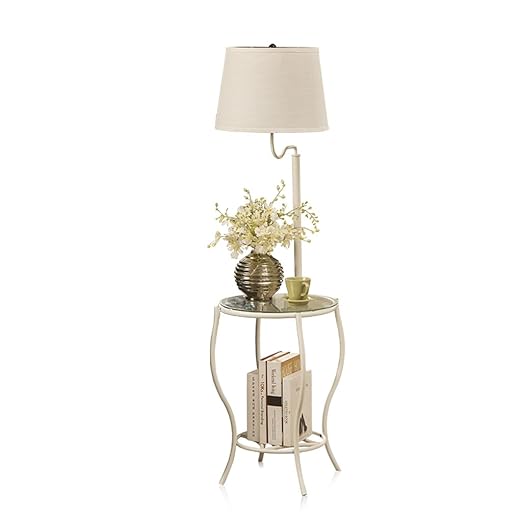 Lily Modern Minimalist Coffee Table Floor Lamp Pastoral Fancy