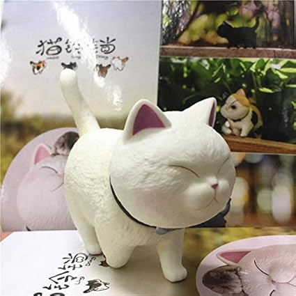 Ornements Sculptures Statues Animauxcloches De Chat Ne Sont Pas La Meme Main De Cheval Version Q Chat Mignon Boite Oeuf Jouet Voiture Voiture De Bureau Ornements Cadeau De Poupee Mignon C Amazon Fr