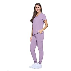M&M SCRUBS Women's Essential Jogger Scrub Set