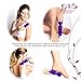 Wireless Wand - Waterproof Rechargeable for Body - Back Neck Sport Massage - Purple Travel Friendly - Multi Speed 8-10 Magic Vibrating Patterns - Personal Quiet