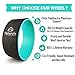 Nature’s Integrity Yoga Wheel 13″ – [Elite Series] – Strongest and Most Comfortable Dharma Yoga Roller for Stretching, Back Pain, and Backbends – Thick Padding, Eco-Friendly, Exercise Guide Includedthumb 2