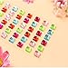 Halovin Self-Adhesive Multicolor Flatback Rhinestone Sticker Gems, Assorted Bling Craft Jewels Crystal Stickers(386 Pieces)