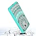 Galaxy Grand Prime / J2 Prime / Grand Prime Plus Case With Clear HD Screen Protector, AnoKe Colors Totem Mandala Ultra Slim Fit Acrylic TPU Hybrid Cell Phone Cover Cases For Samsung G5308 TM CH Mint