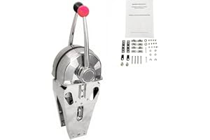 POWEROB TEC Universal stainless steel zinc alloy silver plated control box suitable for top mounting of dual engines in fuel engine diesel engines