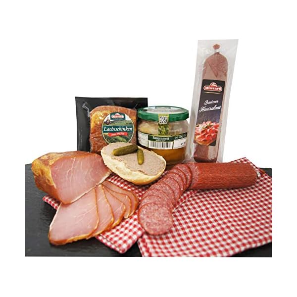 Wurstpaket Oberlausitz | Edel Salami geräucherter Schinken am Stück | Mettwurst im Glas | verfügbar als Geschenk…