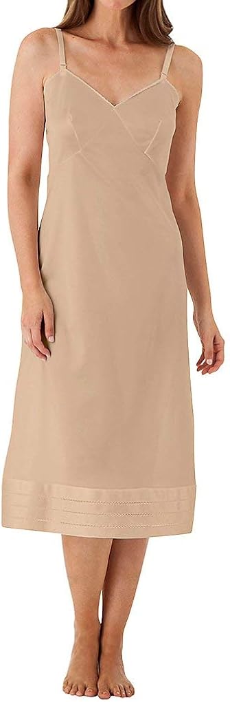 Shadowline Women's Plus Size Adjustable Length Full Slip 6319 at  Women’s Clothing store