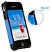 ULAK iPhone 4S Case, iPhone 4 Case, Knox Armor Hybrid Dual Layer Protective Case Cover with Hard Plastic and Soft Silicone for iPhone 4S & iPhone 4 (Black+Blue)