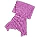 Mermaid Tail Blanket Girls Toys and Christmas Gifts Handmade Knitted Living Room Sofa Throws Perfect Birthday Present for Any Girls 55.18 Inch X 27.56 Inch (Kids-Purple Pink)
