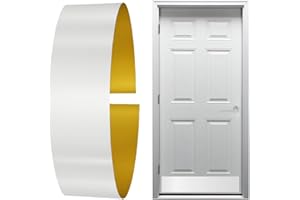 KOSHKA Door Kick Plate Peel and Stick (8"x 34", White) (1, White)