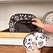 Adrienne Vittadini Cosmetic Makeup Bags: Compact Travel Toiletry Bag Set in Small, Medium and Large for Women and Girls - Black and Pink Hex