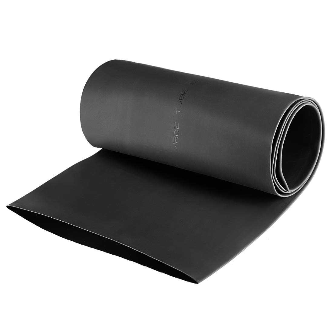 sourcing map Heat Shrink Tubing, 120mm Dia 191mm Flat Width 2:1 Shrinkable Tube Wraps Electric Insulation Wire Bundling 1m - Black