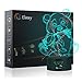 Giant Panda Bear 3D Illusion Lamps, Elstey 7 Color Changing Touch Table Desk LED Night Light Great Gifts for Kids