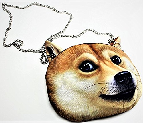 Cute 3D Print Dog Purse Crossbody Small Bag (KT00073) Super Soft~We Pay Your Sales Tax