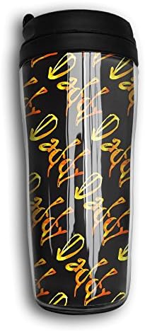 Daddy Tie Dye Food Grade PP Coffee Cup Outdoor Travel Mug,12oz