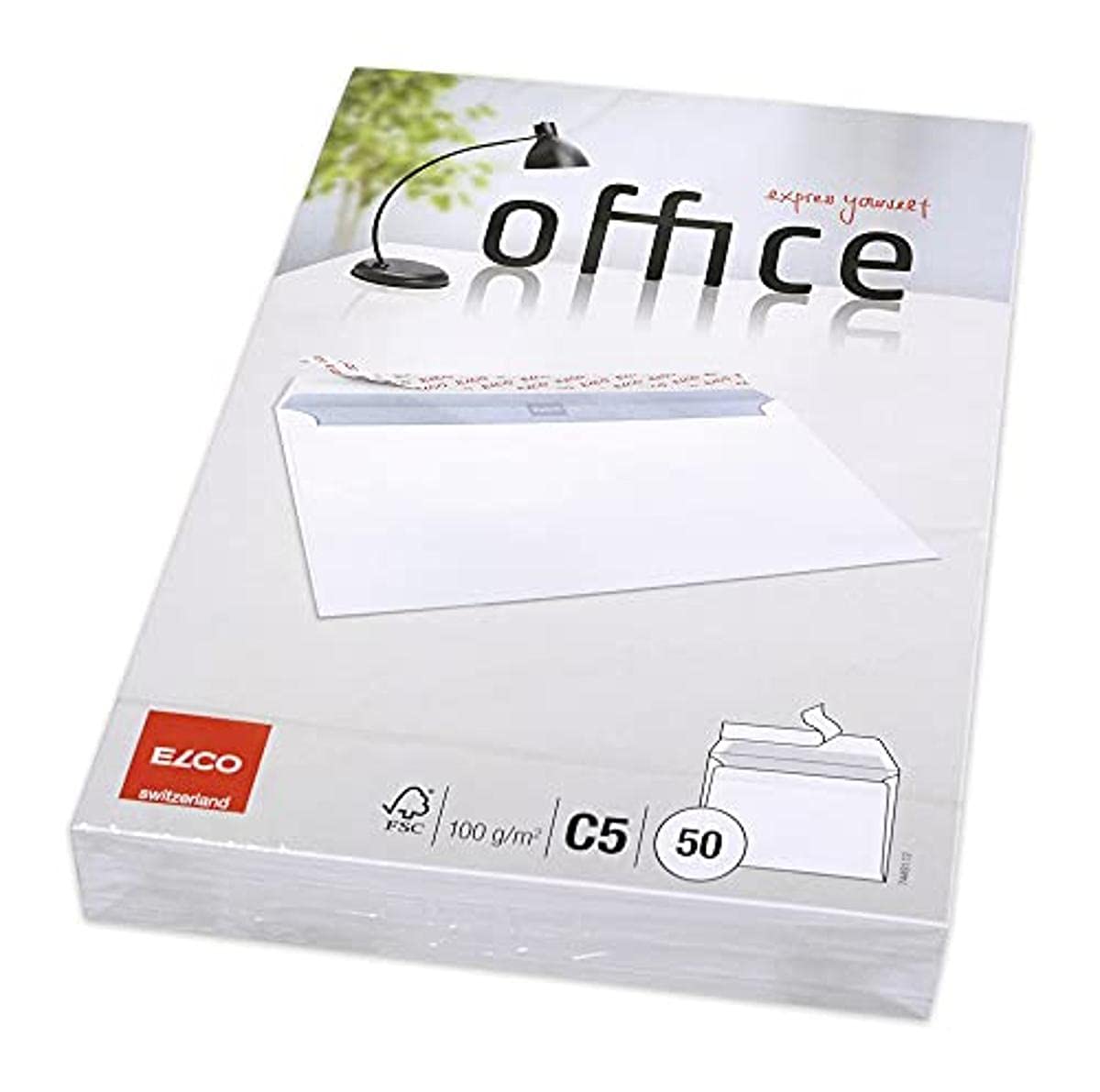 Elco C5 "Cellozip Office" Envelope - White (Pack of 50)
