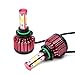 2Pcs 9006 LED Headlight Bulbs Conversion Kit HB4/9012 Car Headlamp 20000LM 6000K Cool White Hi/Lo Beam DRL Fog Light Replace for Halogen HID - Plug and Play