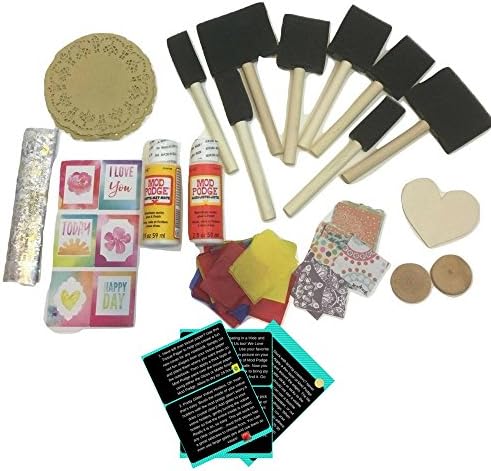 Mod Podge Decoupage Basics Bundle Craft Kit with 22+ Items - Gloss and Matte Medium Waterbase sealer, glue &amp; finish with 8 Foam Brushes Comes with 5 Easy Fun DIY Project Instruction Cards!
