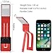Clip Reading Light,AoLiPlus Tough Switch 4 Levels Brightness LED Book Light Multifunctional as Bookmark Desk & Bed Lamp for Reading with Soft Cover and Hard Cover Books,Magazines,eReaders,etc(Red)