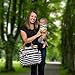 Diaper Bag Designer Tote with Swaddling Muslin Cotton Blanket Changing Pad Included By Jornix
