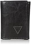Guess Men's Diego Trifold Wallet, Black, One Size